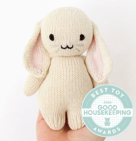 Peluche - Bébé lapin avoine - Cuddle + Kind