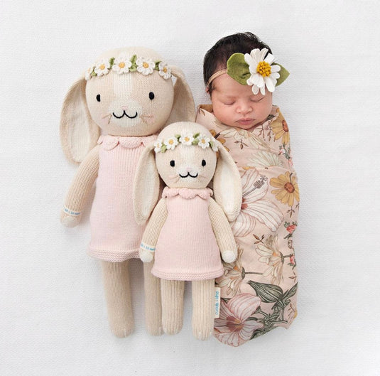Peluche - Hannah le lapin rose - Cuddle + Kind