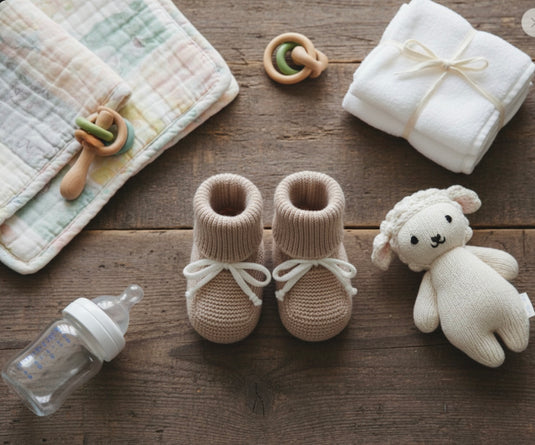 Chaussettes bébé en tricot douillet – Kali