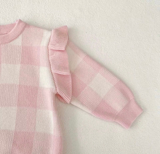 Barboteuse bébé fille manches longues coton doux automne – Kali