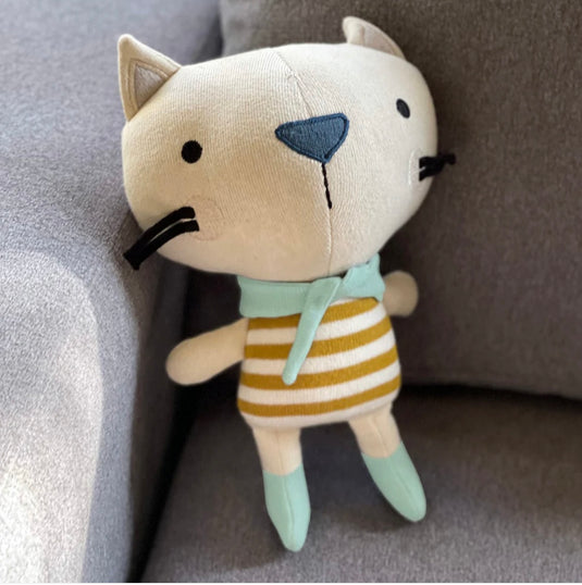 Peluche faite mains Rémi cat