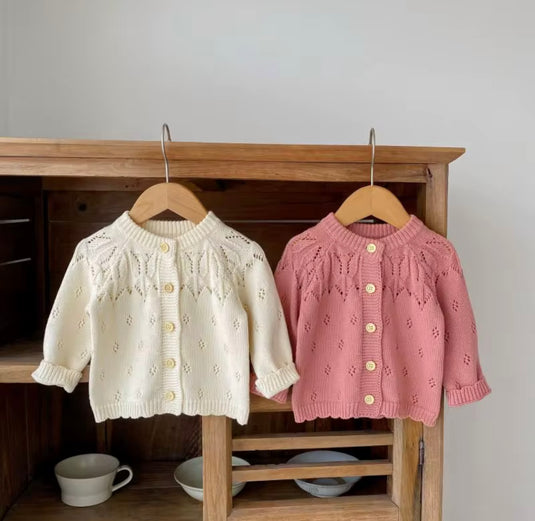 Cardigan bébé en tricot doux et respirant – Kali