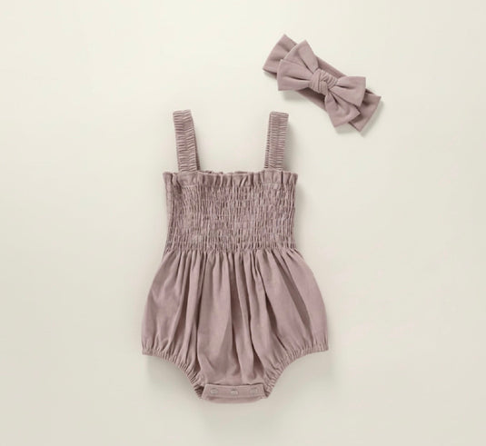 Honeycomb romper + headband – Kali