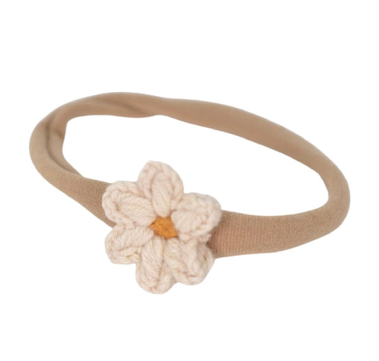 Bandeaux faits mains pour bébé avec fleur