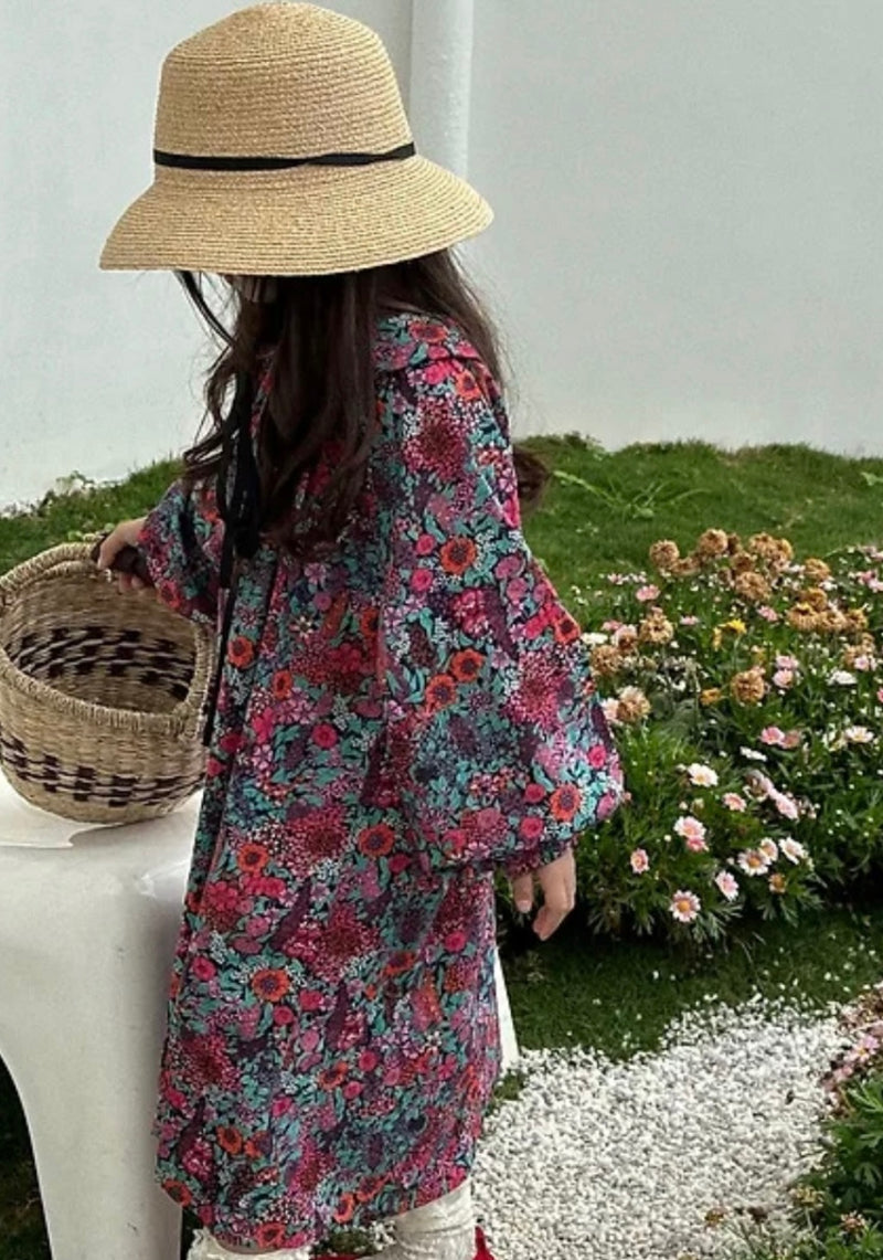 Load image into Gallery viewer, Fuchsia flower girl dress – Soft and colorful design – Kali
