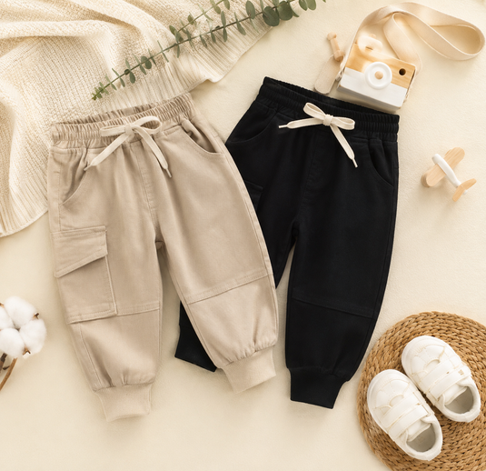 Baby and Boy Cargo Pants – Autumn-Winter
