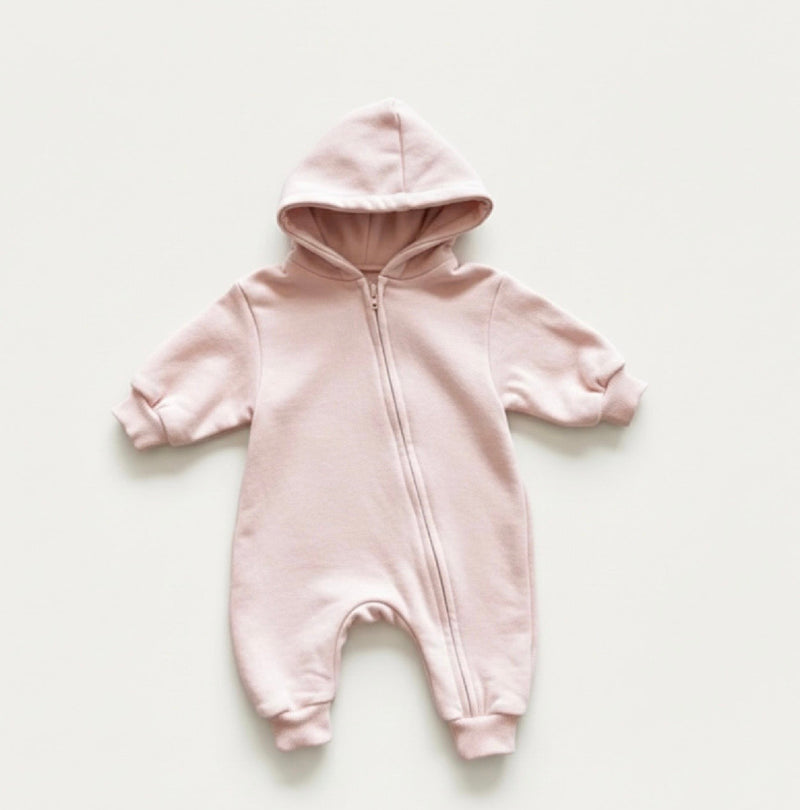 Load image into Gallery viewer, Zipped long-sleeved cotton babygrow – Kali
