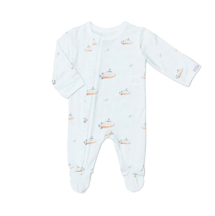 Footie a zipper Coccoli avec sous-marins