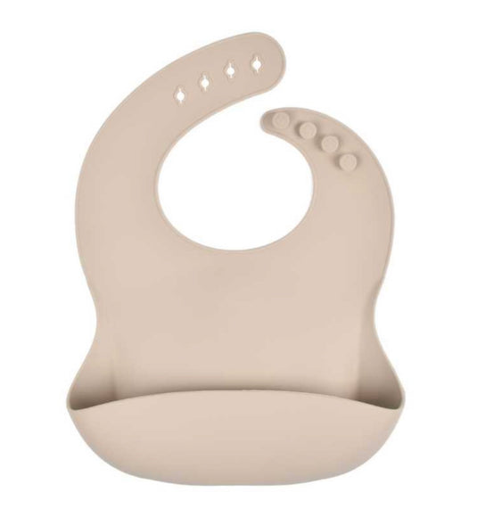 Bavoir bébé en silicone souple et imperméable – Kali - Boutique Kaki Lilas