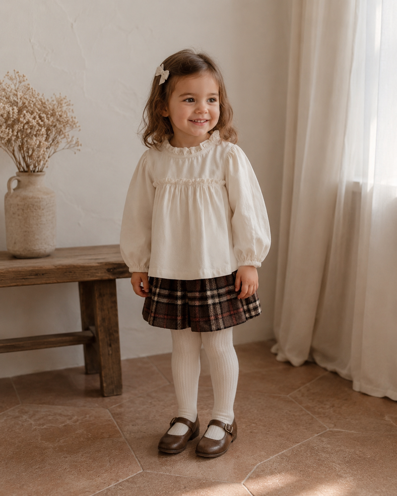 Load image into Gallery viewer, Jupe Écossaise bébé fille – Automne-Hiver
