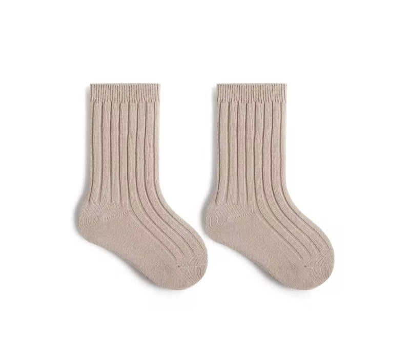 Chargez l&#39;image dans la visionneuse de la galerie, 🧦 Chaussettes en coton peigné pour bébé et enfants – Douces, confortables et stylées - Boutique Kaki Lilas
