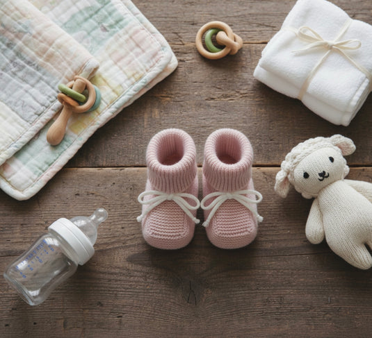 Chaussettes bébé en tricot douillet – Kali