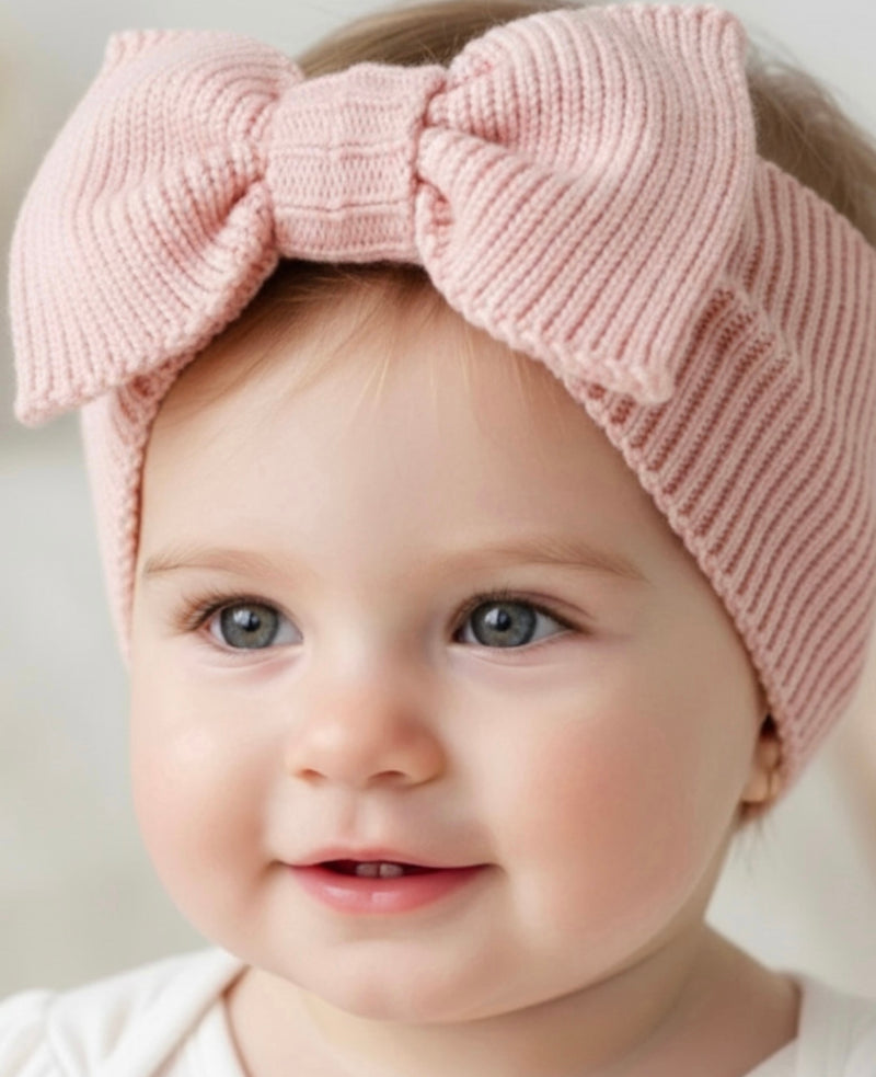 Chargez l'image dans la visionneuse de la galerie, Bandeau noeud en tricot coton bio – Kali -
