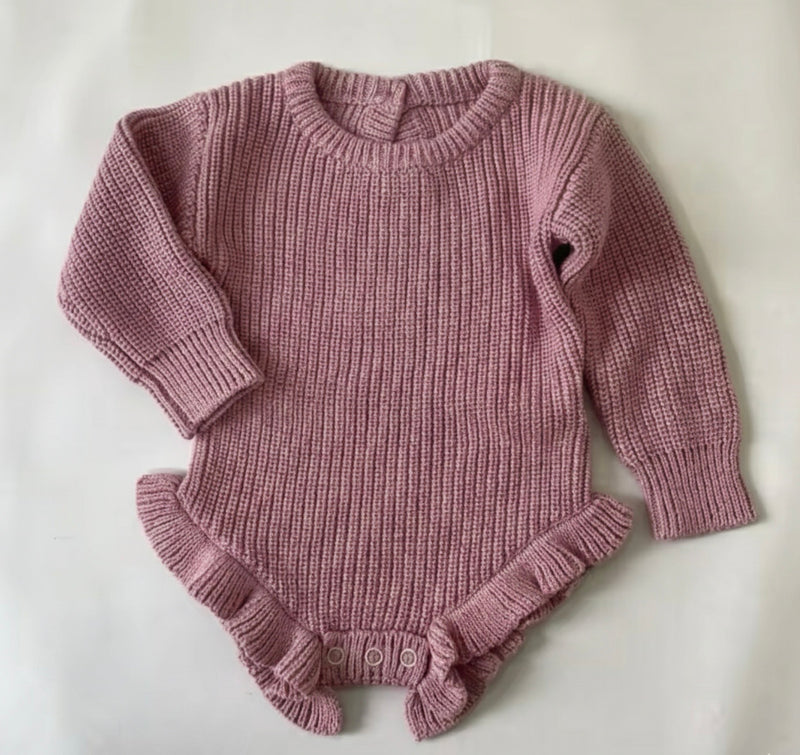 Load image into Gallery viewer, Cotton knit baby romper – Kali (Pre-order)
