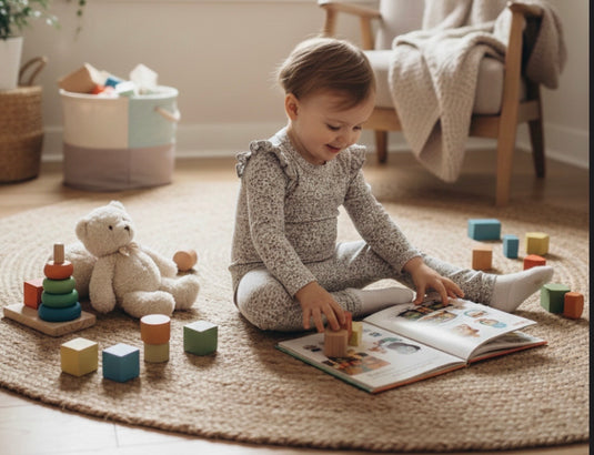 Ensemble bébé 3 pièces fleuri automne-hiver – Kali