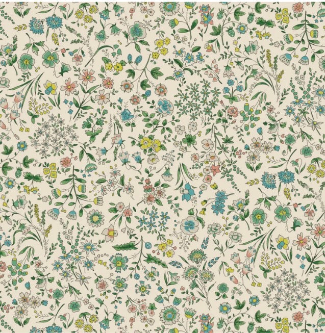Load image into Gallery viewer, Couverture en Sherpa fleurs des champs -Pré-commande
