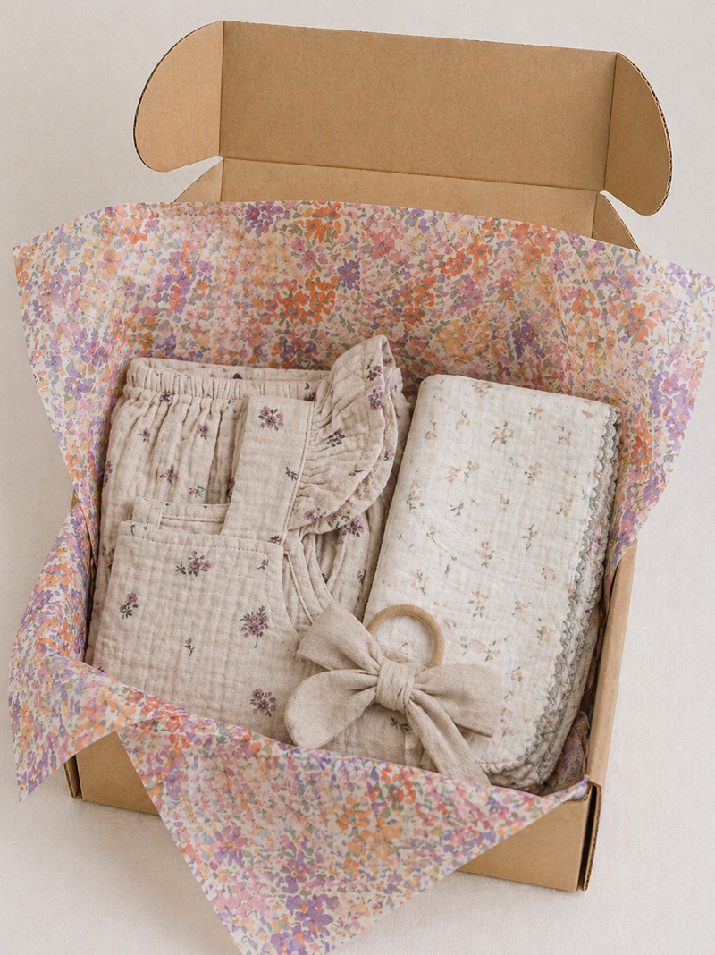Chargez l'image dans la visionneuse de la galerie, Coffret cadeau bébé fleurs sauvages
