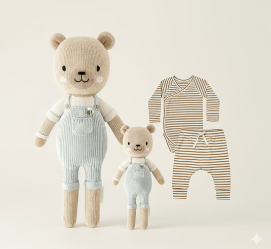 Combi-pantalon bébé garçon coton doux – Kali