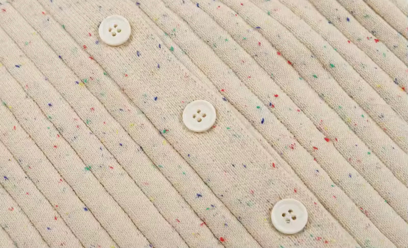 Chargez l'image dans la visionneuse de la galerie, Barboteuse bébé en coton manches longues motif moucheté – Kali
