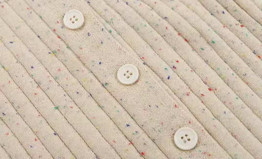 Barboteuse bébé en coton manches longues motif moucheté – Kali