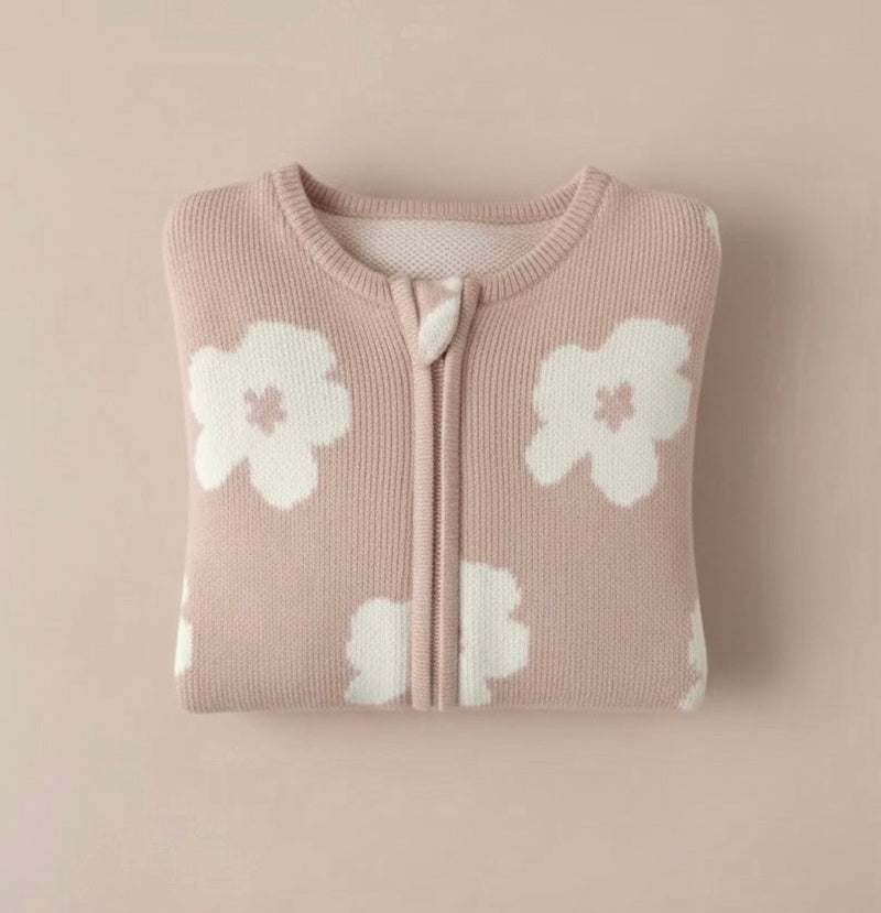 Load image into Gallery viewer, Baby girl floral hooded jumpsuit – Kali
