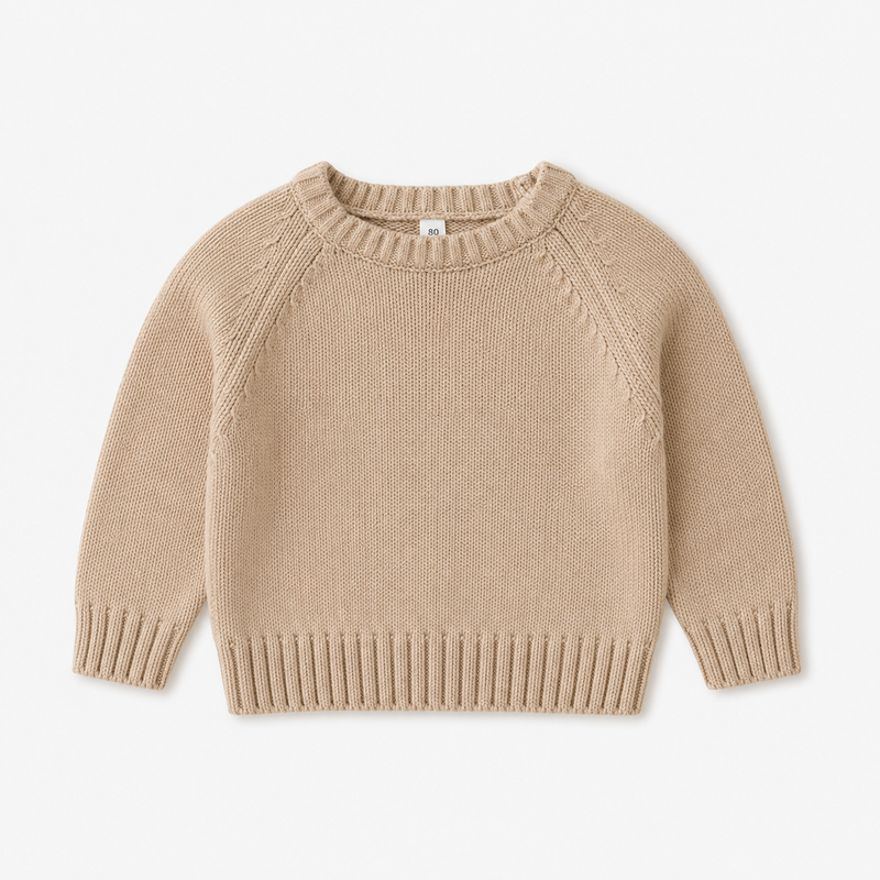 Load image into Gallery viewer, Baby and Boys Knitted Cotton Sweater – Autumn-Winter
