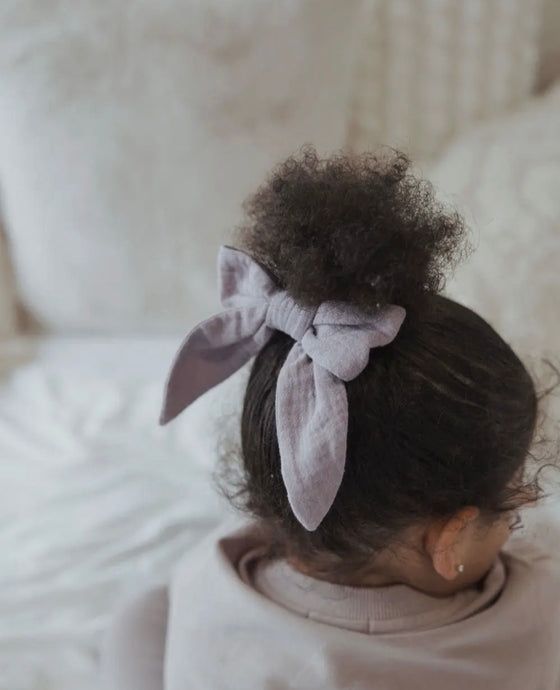 Noeud à cheveux Lilas