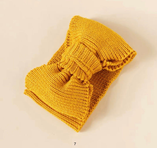 Bandeau noeud en tricot coton bio – Kali