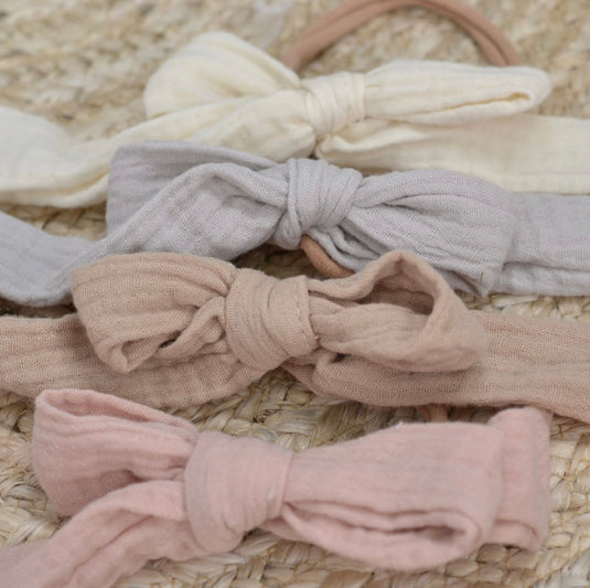 Bandeau boucle mousseline / nylon