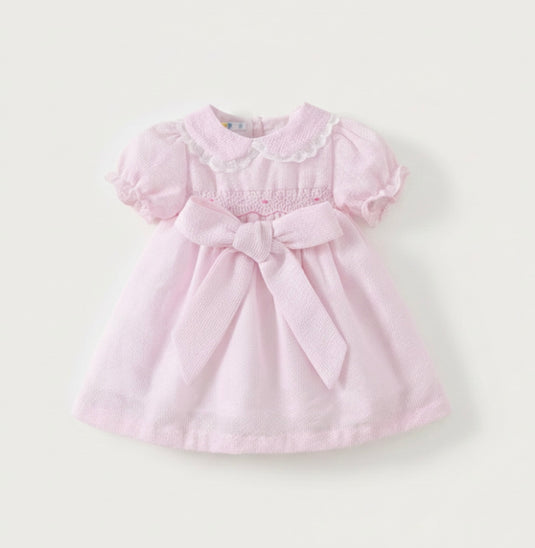 Robe fille manches courtes – Vichy
