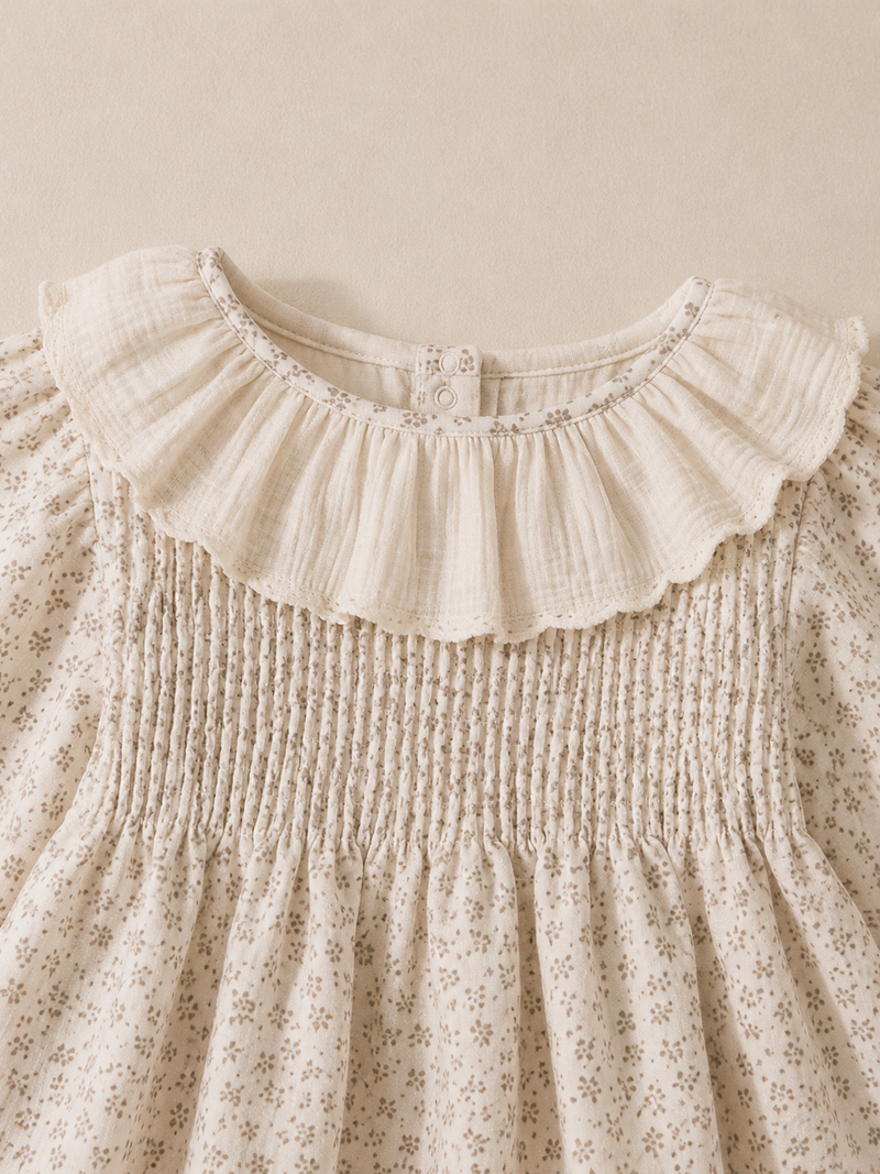 Load image into Gallery viewer, Robe florale d’automne en coton
