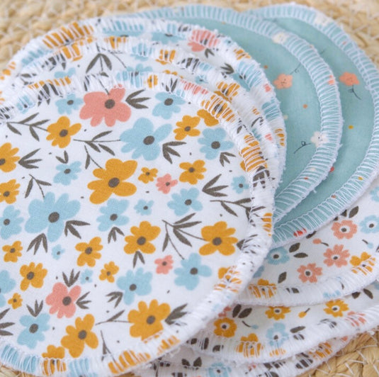 Lingettes démaquillantes en coton et ratine de bambou