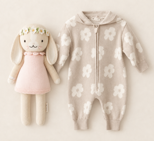 Baby girl floral hooded jumpsuit – Kali