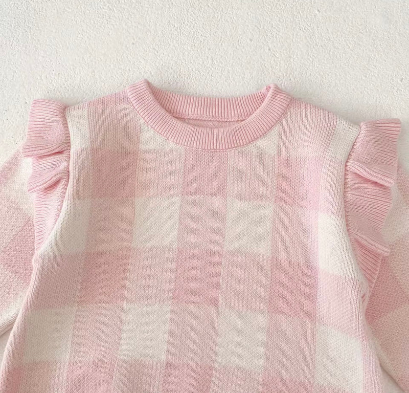 Load image into Gallery viewer, Baby girl's long-sleeved romper, soft cotton, autumn – Kali
