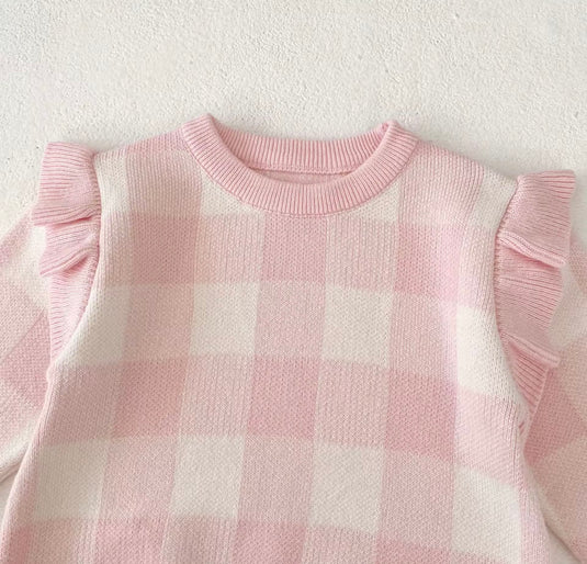 Baby girl's long-sleeved romper, soft cotton, autumn – Kali