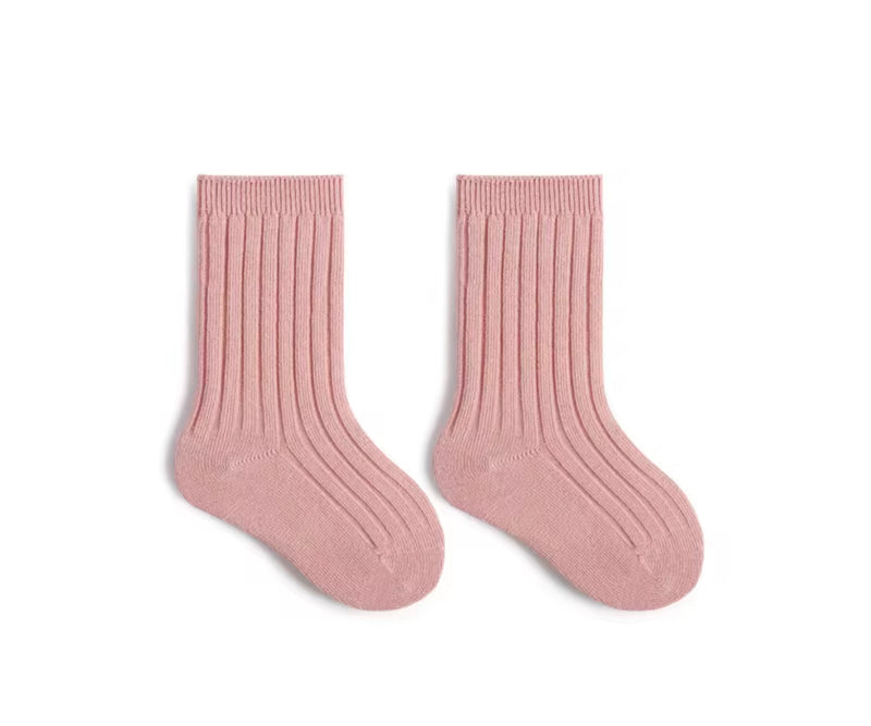 Chargez l&#39;image dans la visionneuse de la galerie, 🧦 Chaussettes en coton peigné pour bébé et enfants – Douces, confortables et stylées - Boutique Kaki Lilas
