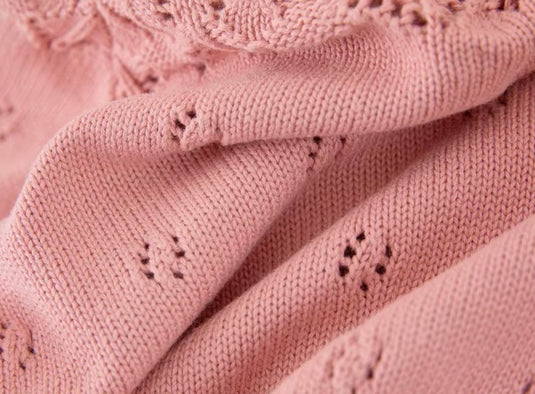 Cardigan bébé et fille ivoire & rose Vichy | Pré-commande