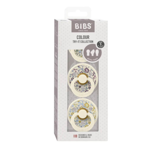 Collection de suces Try-it BIBS X Liberty Éloise Ivory Lot de 3