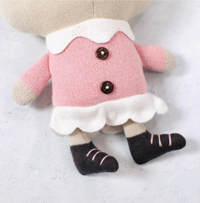 Load image into Gallery viewer, Handmade organic cotton plush Frankie Bear and Nurse Bear 
