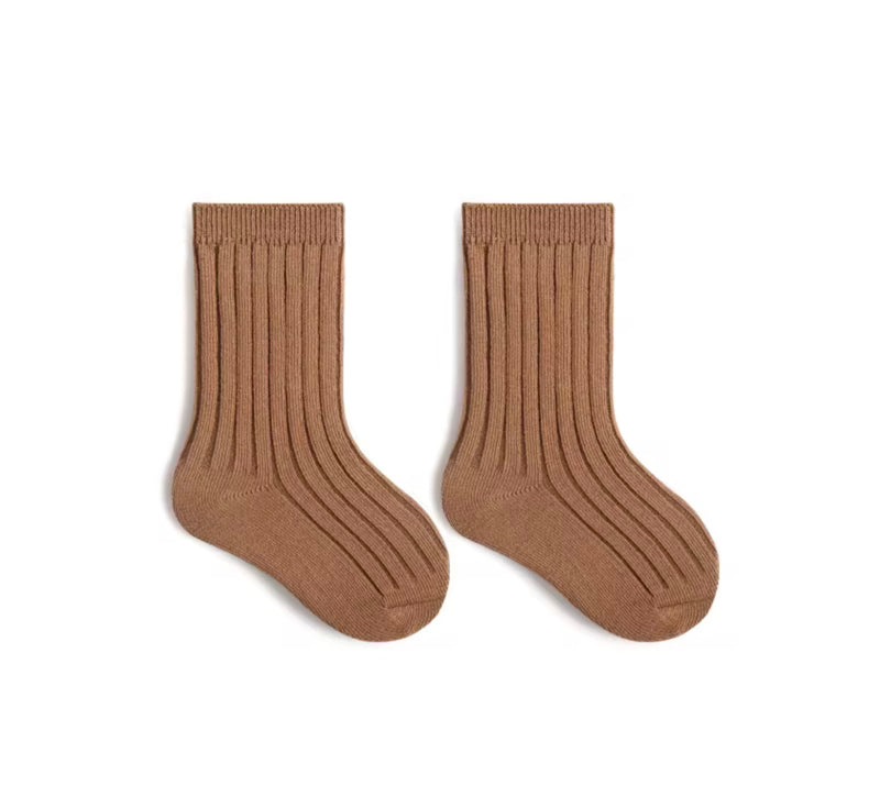 Chargez l&#39;image dans la visionneuse de la galerie, 🧦 Chaussettes en coton peigné pour bébé et enfants – Douces, confortables et stylées - Boutique Kaki Lilas
