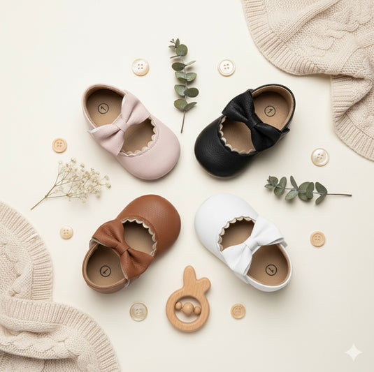 Chaussures bébé en cuir – Mary Jane| Souples, confortables et tendances