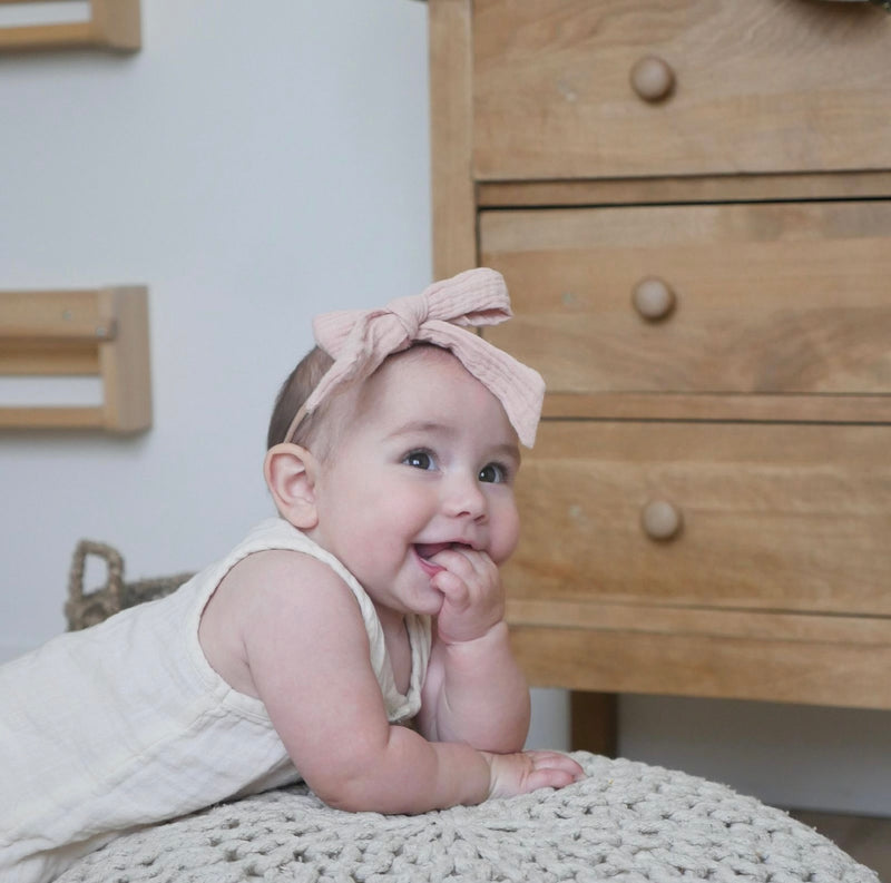 Chargez l'image dans la visionneuse de la galerie, Bandeau boucle mousseline / nylon
