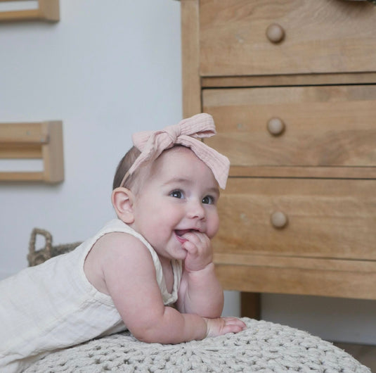 Bandeau boucle mousseline / nylon