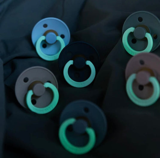 Lot 2 suces Bibs latex – Blue Glow & Vanilla Glow