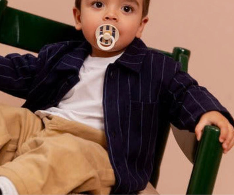 Load image into Gallery viewer, Pack containing two Bibs latex pacifiers in Sand Mix color
