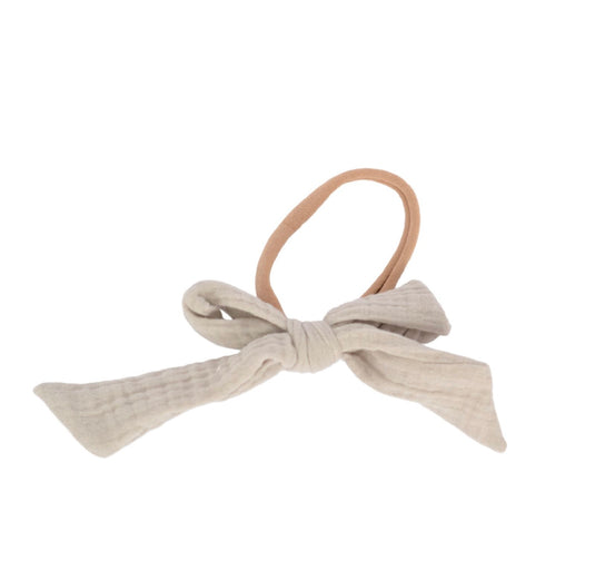Bandeau boucle mousseline / nylon