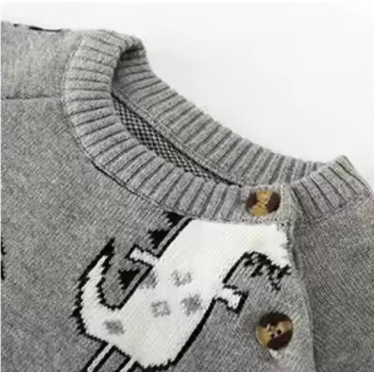 Combinaison bébé garçon en tricot de coton doux – Kali