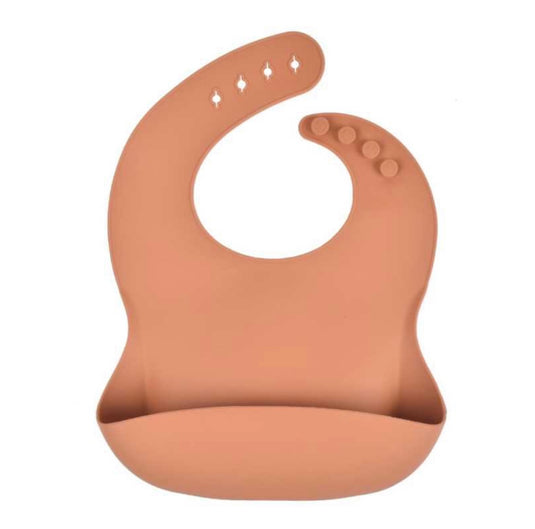 Bavoir bébé en silicone souple et imperméable – Kali - Boutique Kaki Lilas