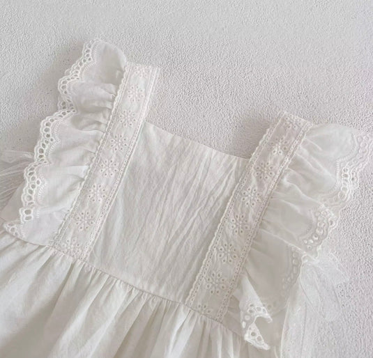 Ensemble fille avec dentelle Marie-Rose