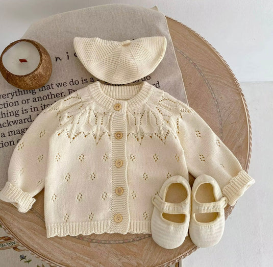 Cardigan bébé en tricot doux et respirant – Kali